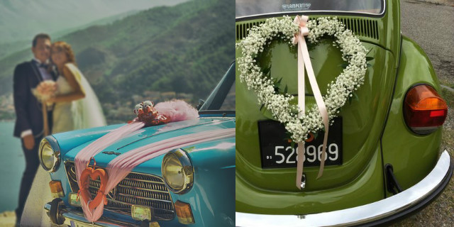 Addobbi matrimonio: auto